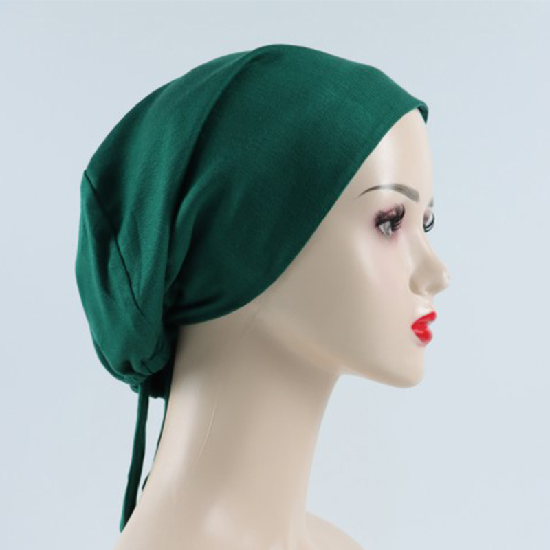 G384 Skin-friendly Elastic Hijab Undercap