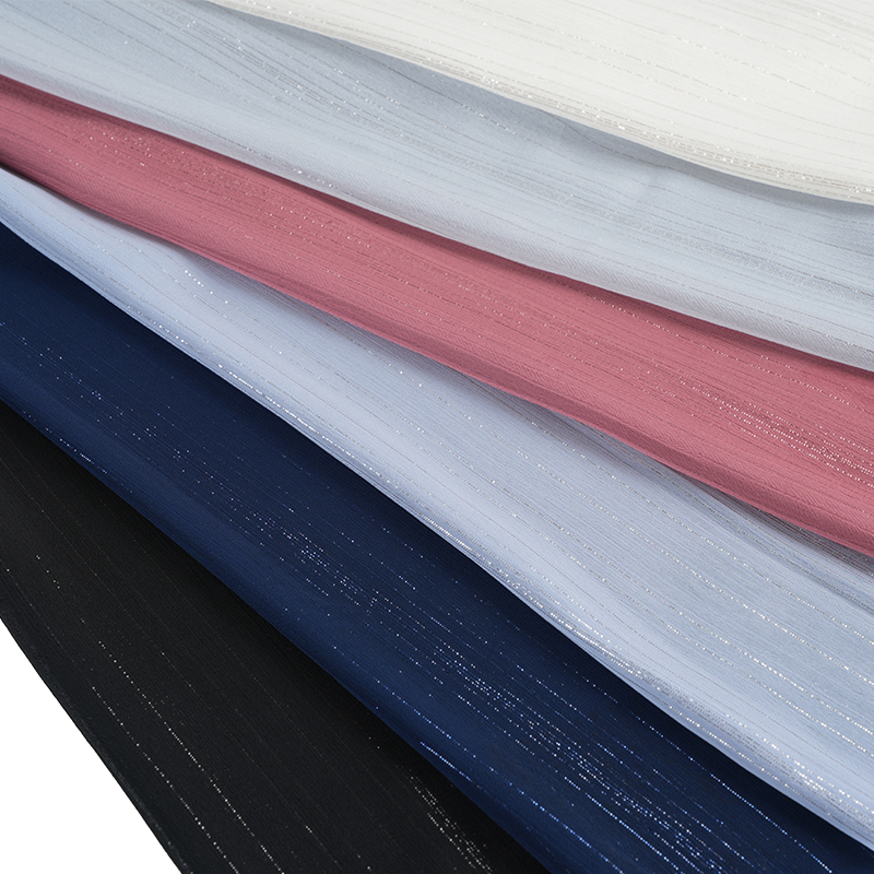 75D Irregular Argentum Sericum Chiffon Crepe