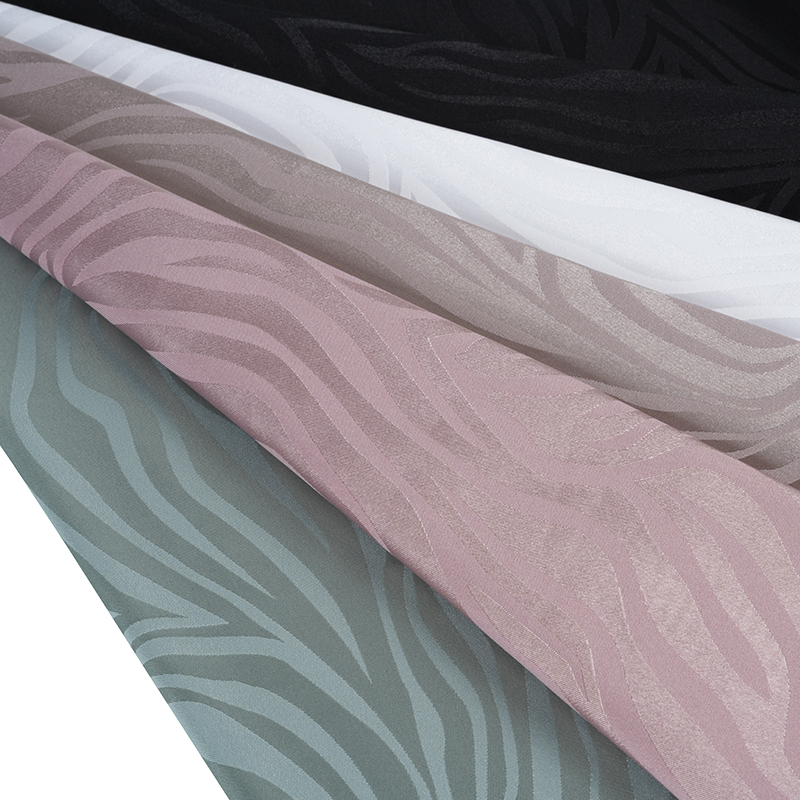 75D* 150D+40D Extende Satin Zebra Jacquard