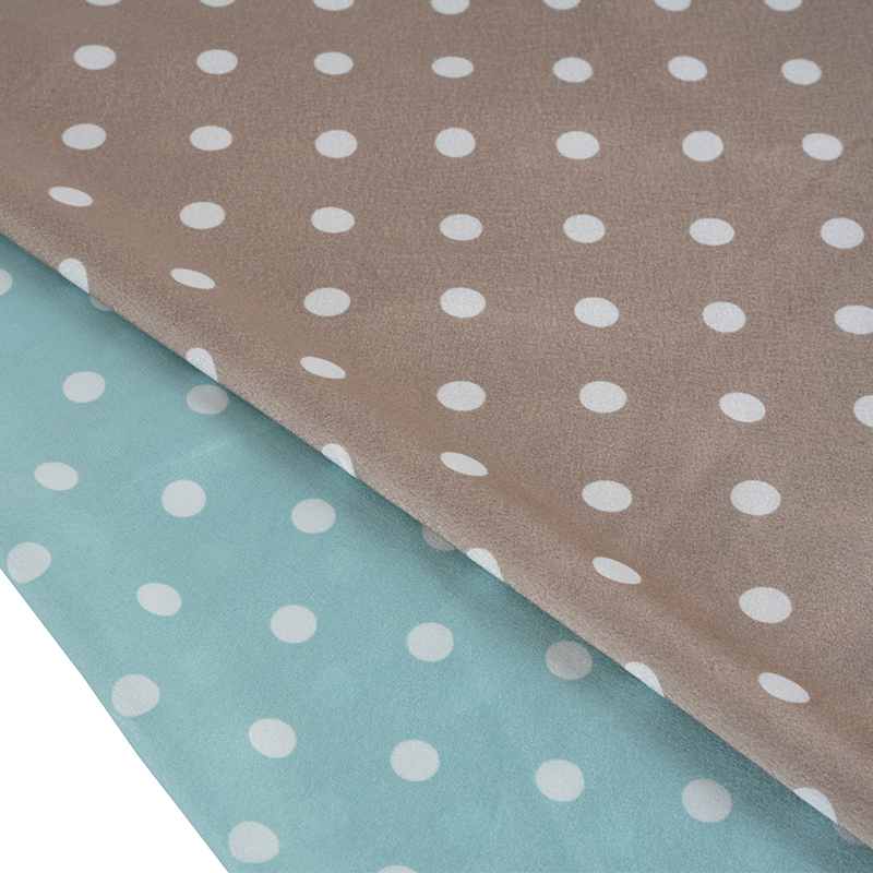 50/75 Crepe Satin Dot Print Fabric