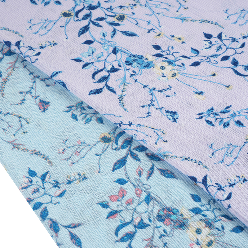 50*68 Compositum cortices Crinkle Hibiscus Flower Watermark Fabric