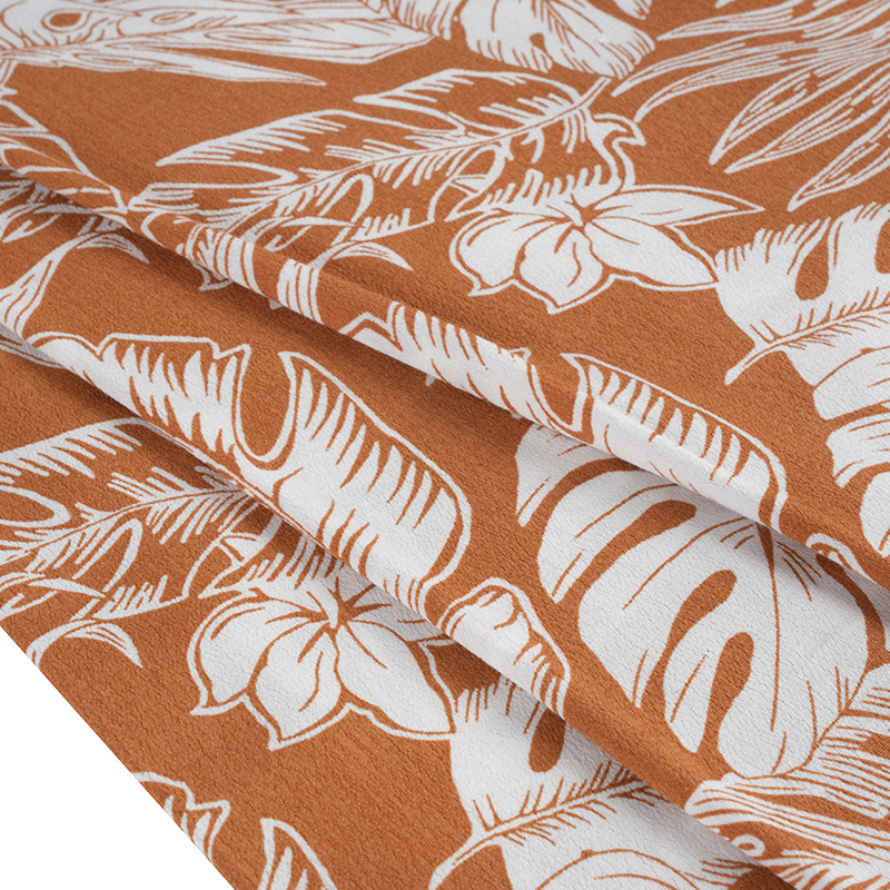 Dives Texta Typis Crepe Fabric