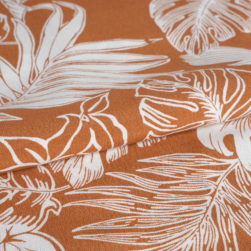 Dives Texta Typis Crepe Fabric