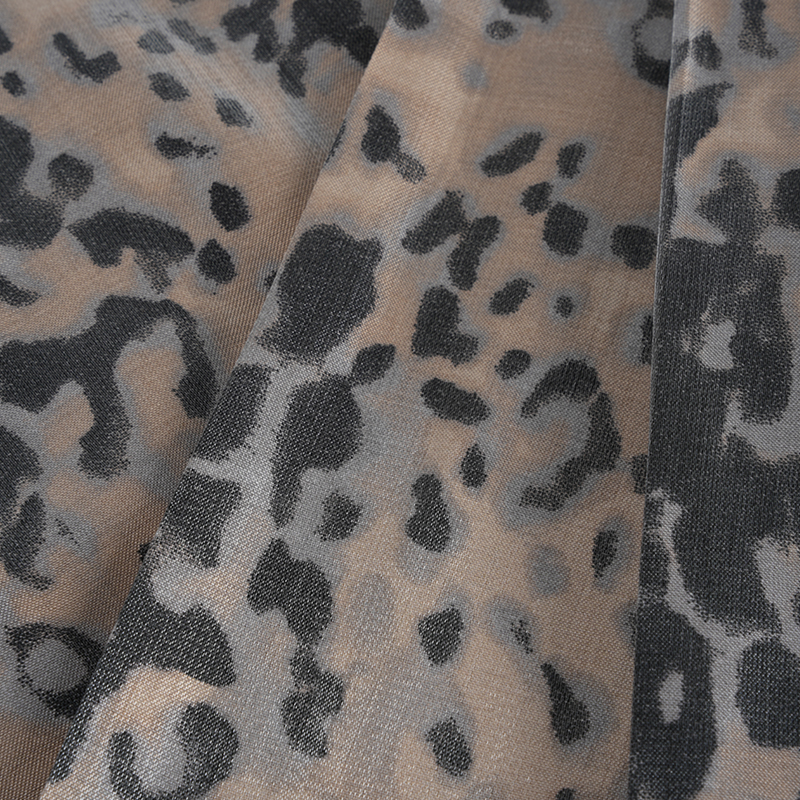 20d*21s Incrassatus Golden Cotton Small pardus Print Fabricii