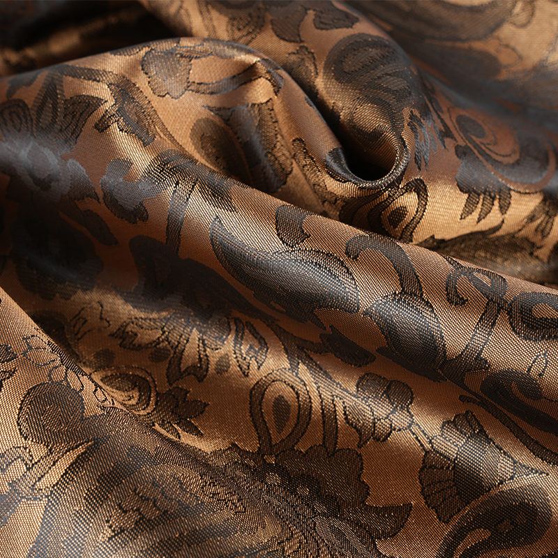 Polyester Scalloped Flos Lute Jacquard