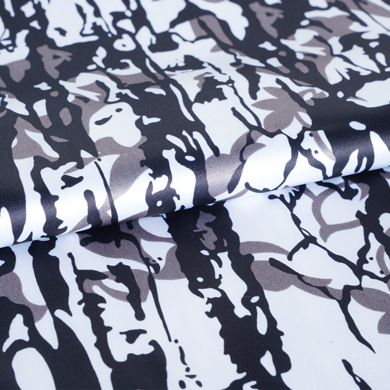 50/75 Matt Satin Graffiti Print Fabric