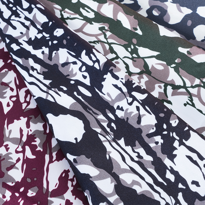 50/75 Matt Satin Graffiti Print Fabric