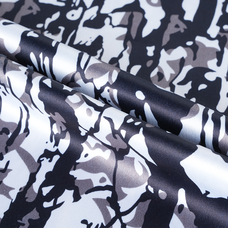 50/75 Matt Satin Graffiti Print Fabric