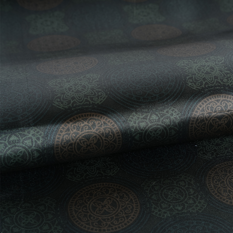 180T lux adstare Hazy Ice Cream Print Fabric