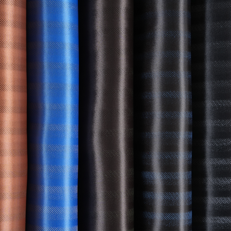 PV Satin Hidden Stripe Fabric