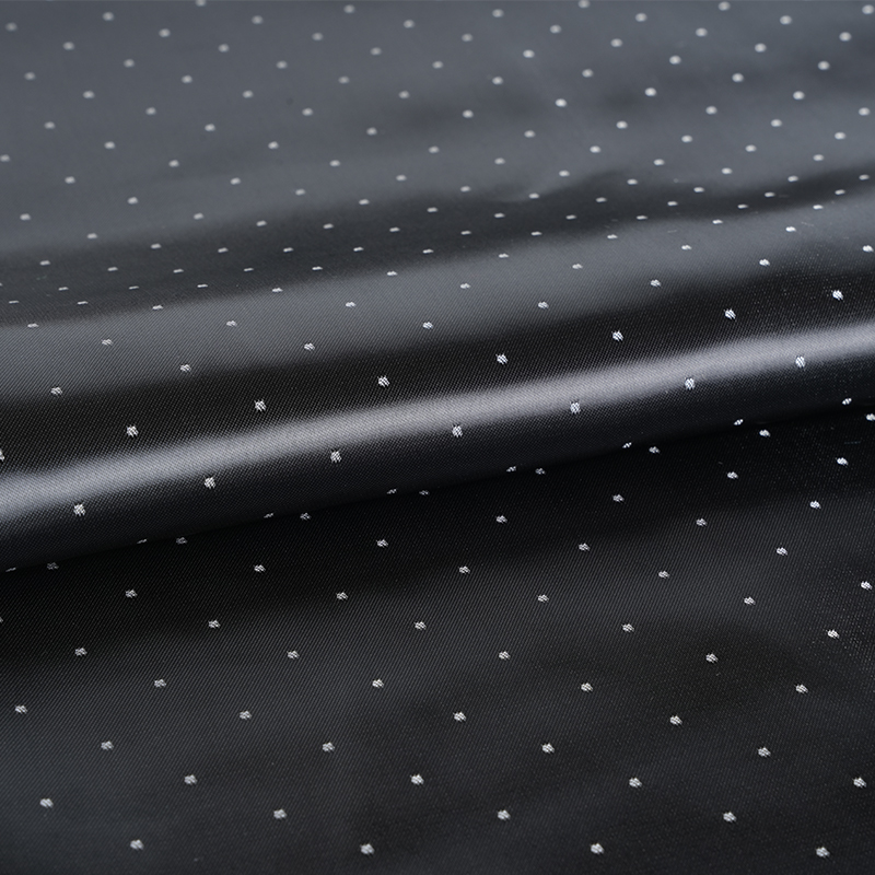 PV Satin Dot Jacquard Fabric
